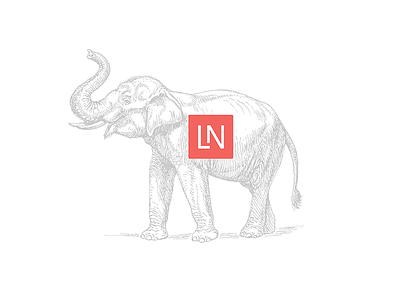 Laravel News Rebrand branding elephants laravel sketch