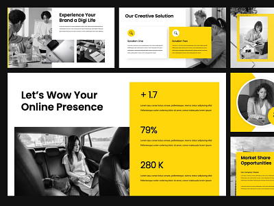 Exploration - Pitch Deck exploration graphic design layout pitchdeck slide typography ui