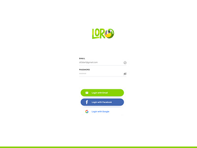 Loro website design