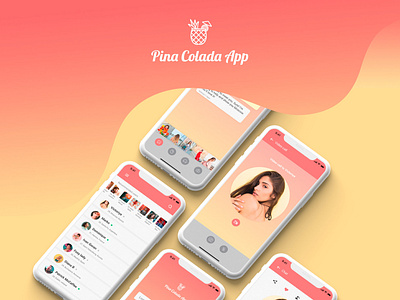 Pina Colada App UI/UX Design