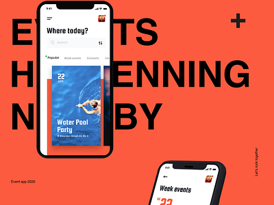 Events App UI/UX Design