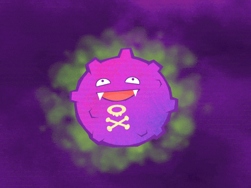 Koffing animation cool gas photoshop pokemon pokemongo smoke