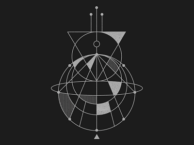 Ascension geometric geometry line work minimal shapes simple