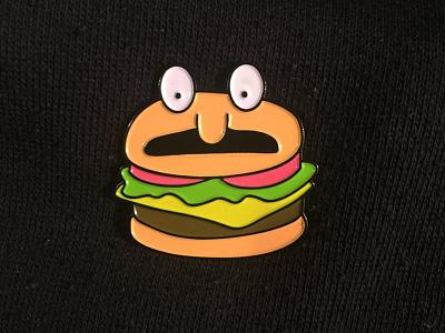Burger Bob bobsburgers burger cartoon pin yum