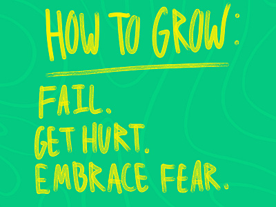 How To Grow: marker photoshop truth type typography