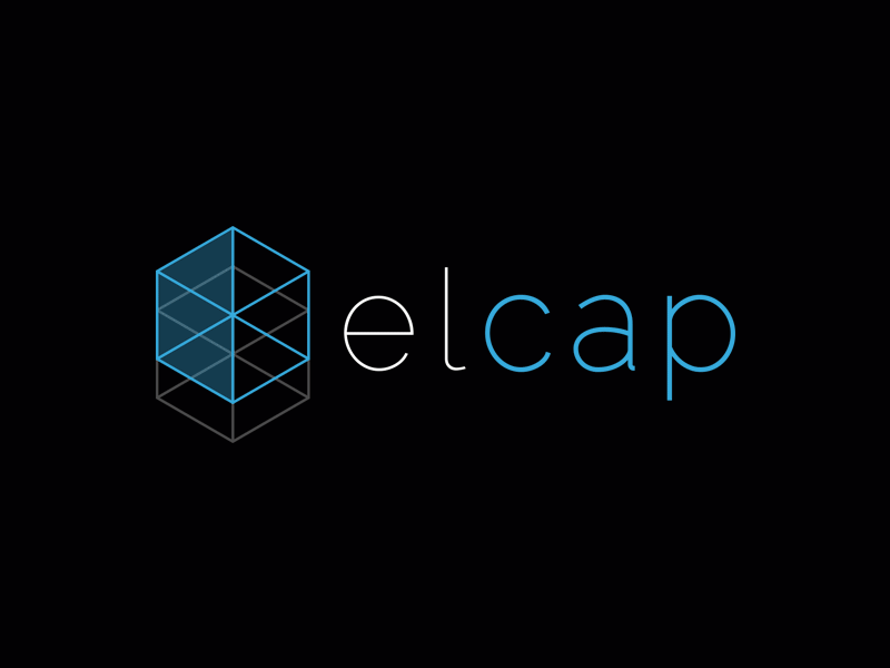 "elcap" Blockchain VC logo blockchain branding chicago icon logo