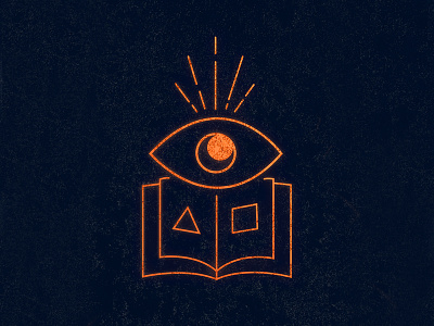 Wisdom Hieroglyph alchemy book eye icon knowledge moon read wisdom