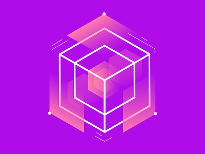 Processing blockchain ethereum geometric geometry glow gradients illustrator lines shapes