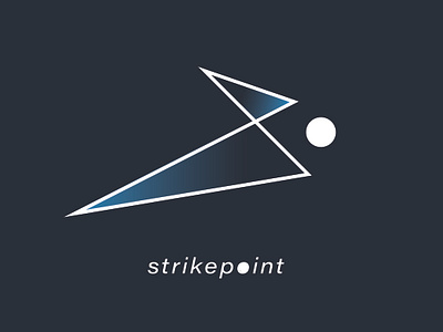 Strikepoint abstract geometric logo mark sharp