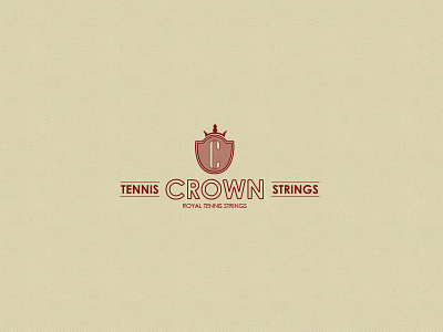 Crown Tennis Strings crown crown tennis strings logo luxury royal shield simple strings tennis tennis strings