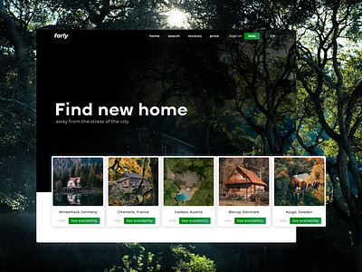 Farly design ui ux website