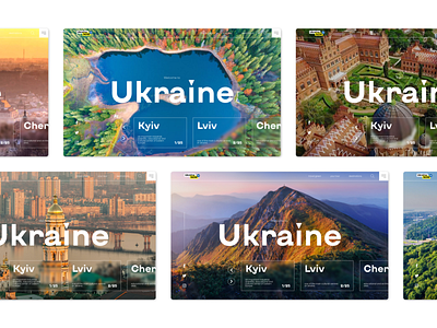 Welcome to Ukraine design ui ux website