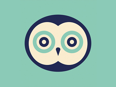 36 Days of Type – O design flat illustration letterform lettering owl retro