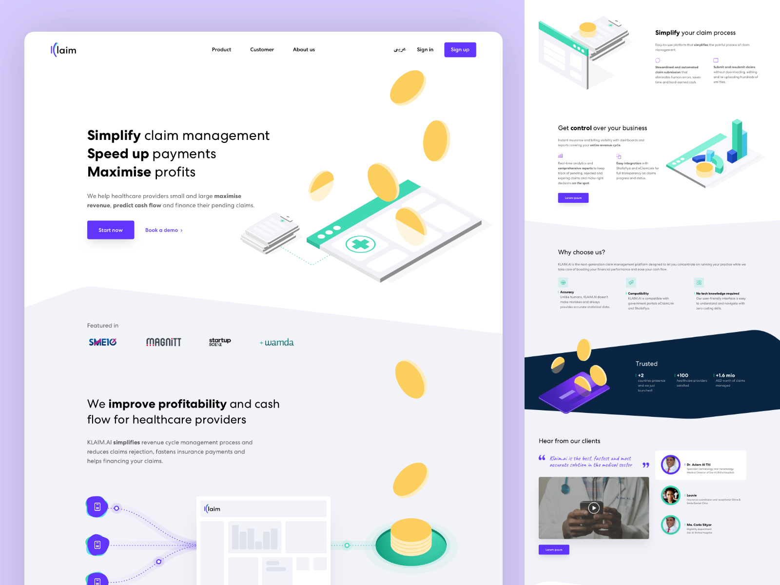 Payment Management Landing Page By Ray Arain On Dribbble