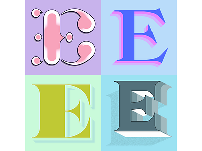 Study on "E"