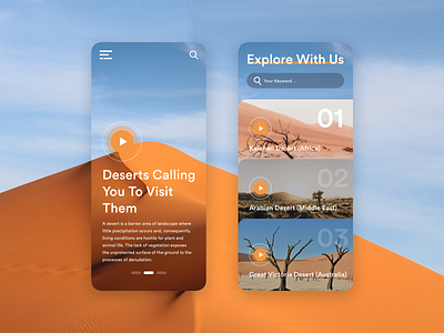 Travel App Design Concept