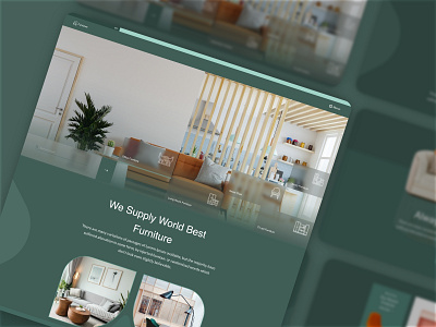 Furniture Landing Page Design