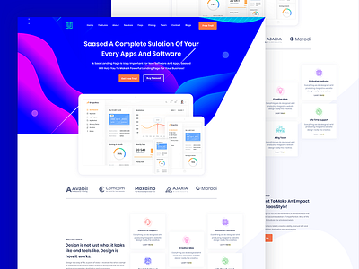 Software Landing Page