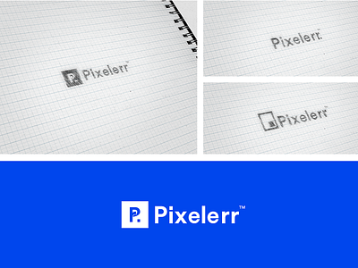 Pixelerr Branding branding branding design design flat design illustration logo logodesign professional design stationary stationary design ui ux design vector