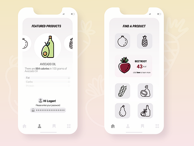 Nutrition App Design