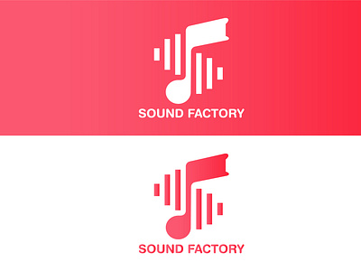 Sound Factory - Music Store Logo- Brand Logo