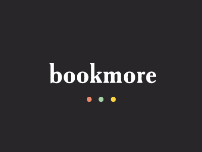 BookMore bookstore concept store logo