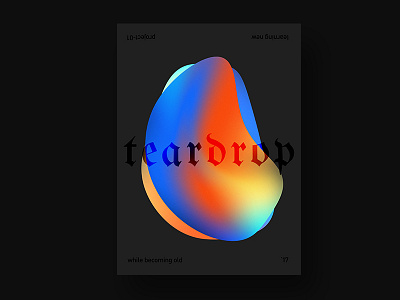 Found some old year experminets baugasm experiment gradient minimal skillshare teardrop