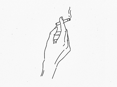 Minimalist illustration hand illustration lineart minimal minimal art smoke
