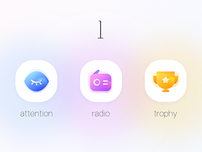 sweet icons with various gradient colours entry design icon design icons sketch ui ux
