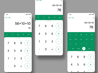 Calculator app app branding design graphic design mobile typography ui ux