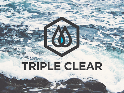 Triple Clear logo triple water