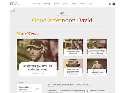 Google News Redesign Concept