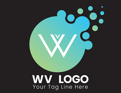 W V logo 3d animation branding graphic design logo motion graphics ui