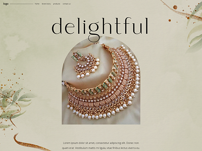Jewelry Brand Website