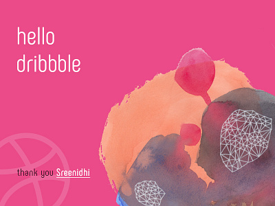 Hello Dribbble! debuts dribbble hello invitation thank you