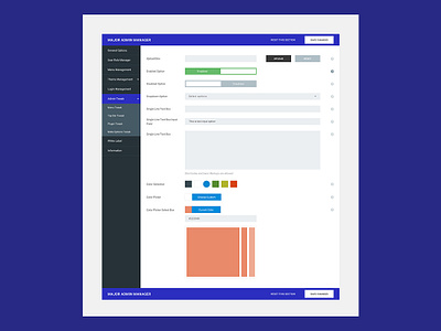 WordPress Theme Admin Panel admin panel wordpress wordpress theme