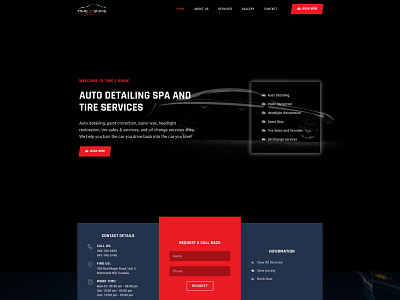 Web Design for Time2Shine