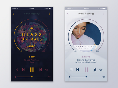 Daily UI — 009 | Music Player + Kuler