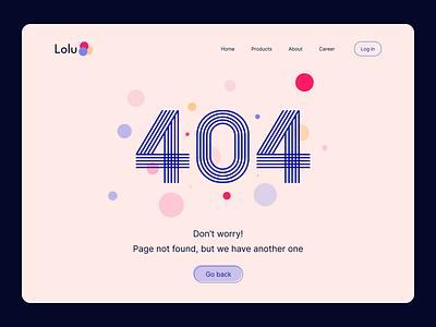 404 page for #DailyUI