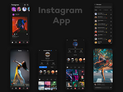 Instagram App Redesign app app design branding instagram instagram concept design instagram redesign mobile