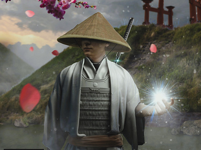 Samurai катана магия сакура самурай япония