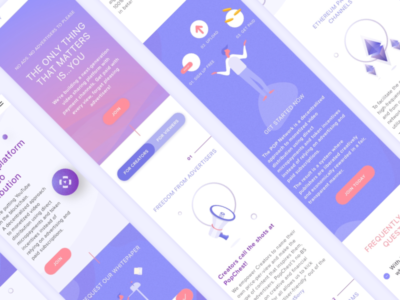 Video distribution platform by Olga for Noomo Agency on Dribbble