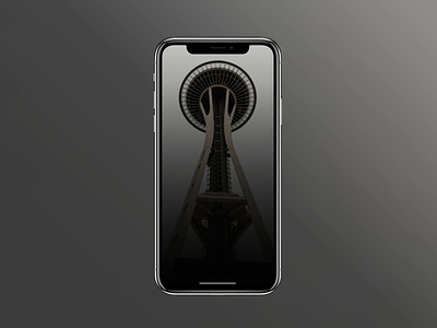 Space Needle App animation app application card code counter expirience explore gallery ios mobile qr qr code record recording scan scanner spac needle splash timer