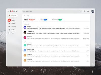 Gmail Redesign