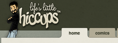 Life's Little Hiccups Site Design & Logo