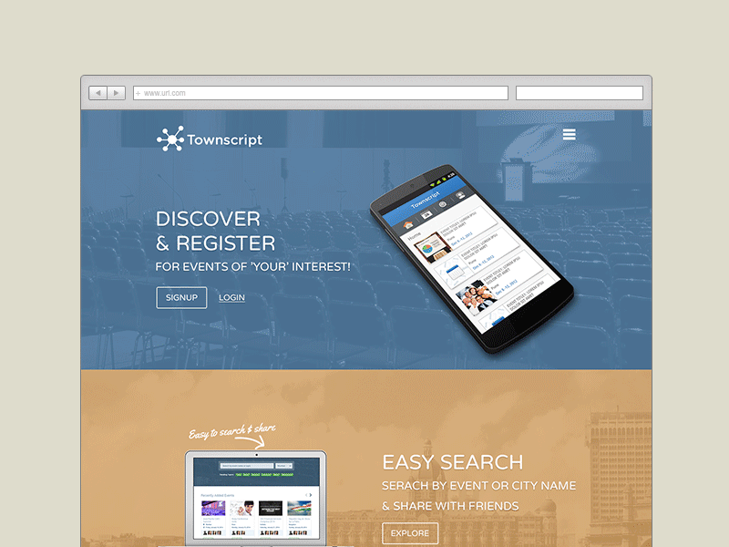 Home Page (GIF) colors design home page india nexus nexus5 saurabhj ui website