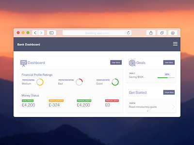 Banking App Dashboard WIP app bank dashboard india saurabhj ui