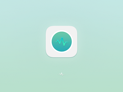 Health App Icon Ver 02 app circle graph icon india iphone saurabhj ui