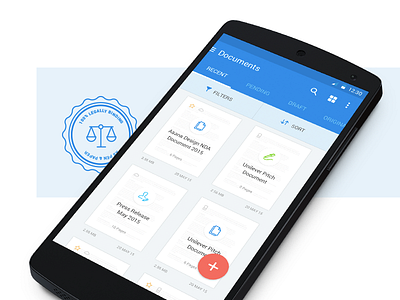 Documents screen add documents india paper saruabhj signature ui ux