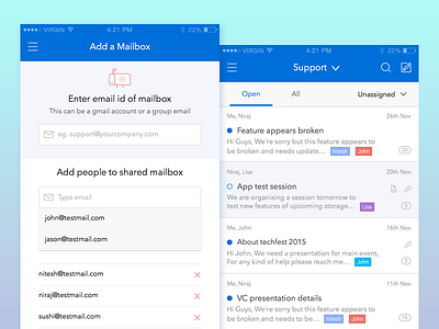 Add Mailbox app discussion icon india ios mailbox saurabhj ui ux